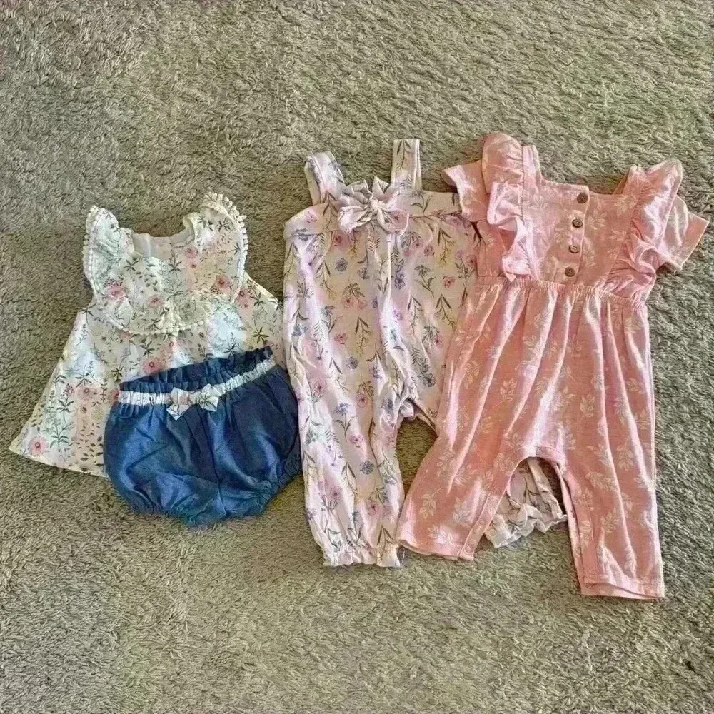 Lot of Baby Girl Spring/Summer Clothes 3-6 months - Picture 1 of 9